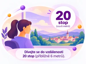 alespoň na 20 sekund se zadívejte